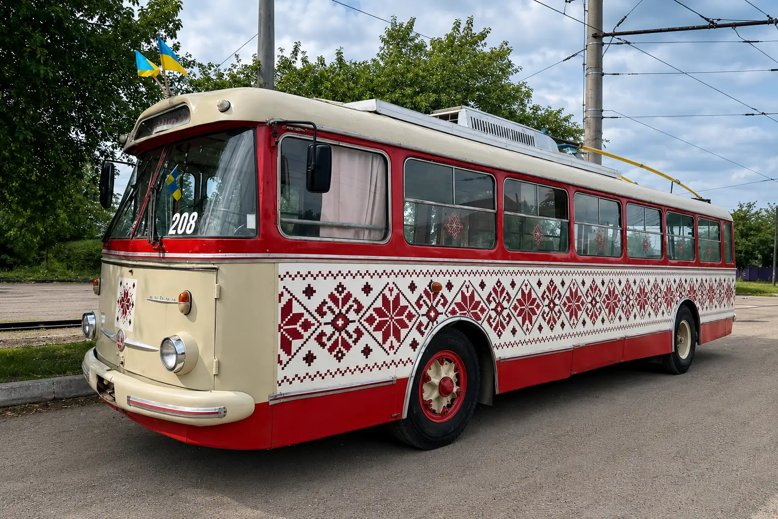 Ретро-транспорт повертається на вулиці Чернівців до Дня вишиванки