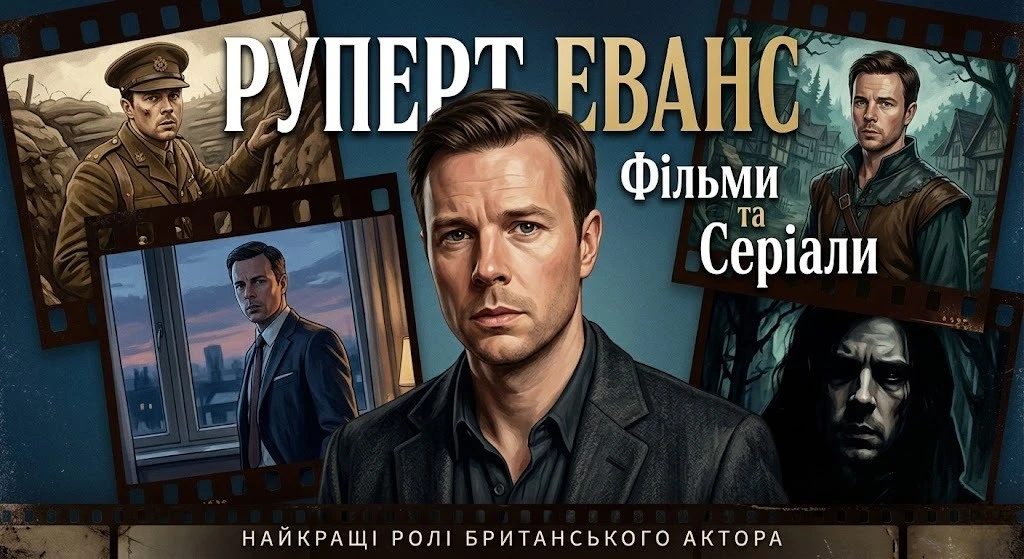 Руперт Еванс: фільми й серіали: повний огляд ролей