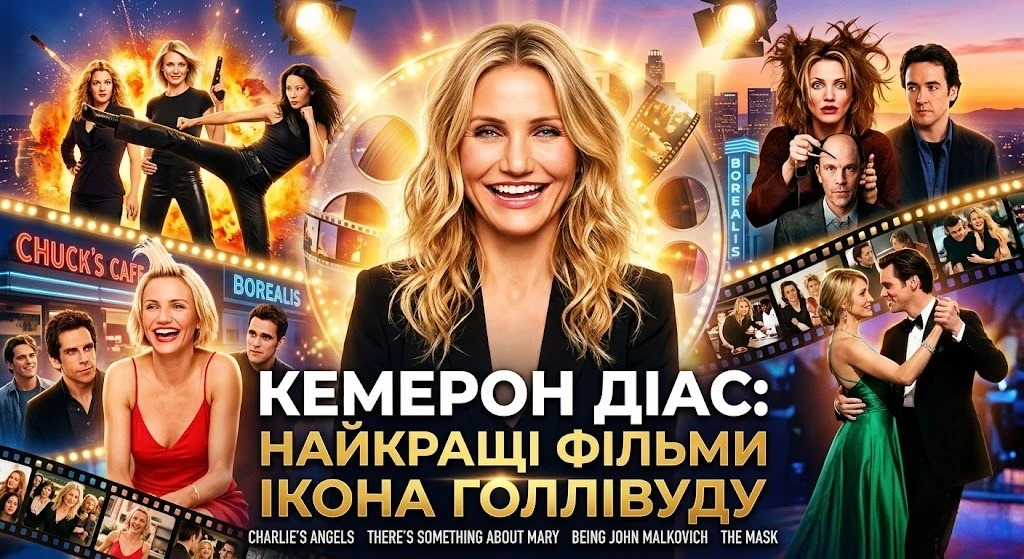 Топ 20 фільмів де Камерон Діас незабутня