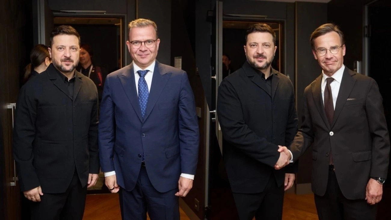 Зеленський розпочав дипломатичний марафон у Таллінні з перемовин з прем’єром Фінляндії