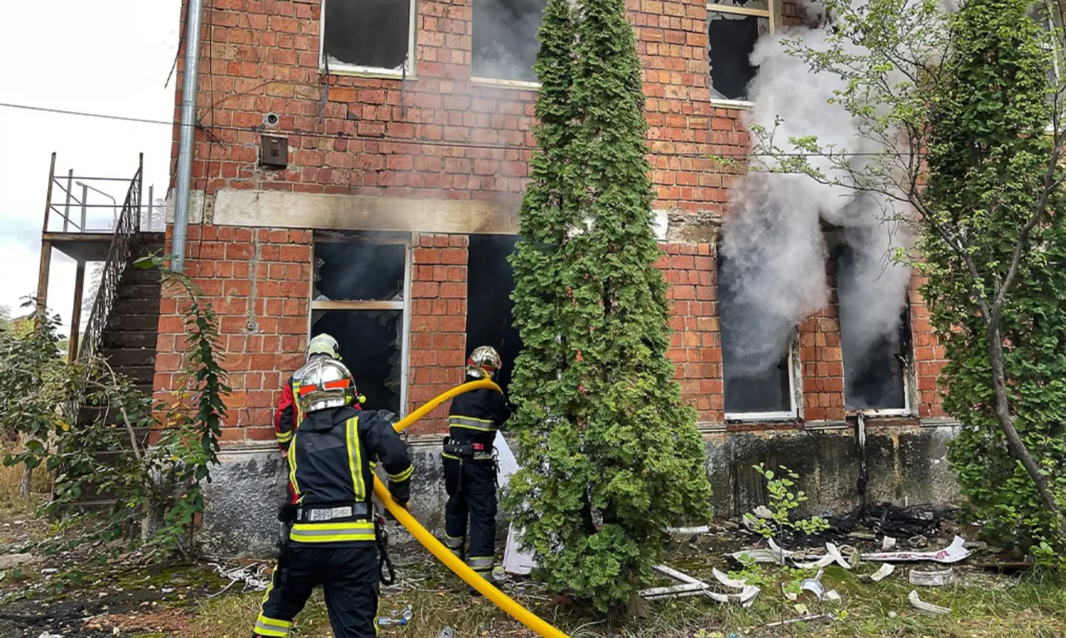 Чергове займання на території закритого депо у Чернівцях