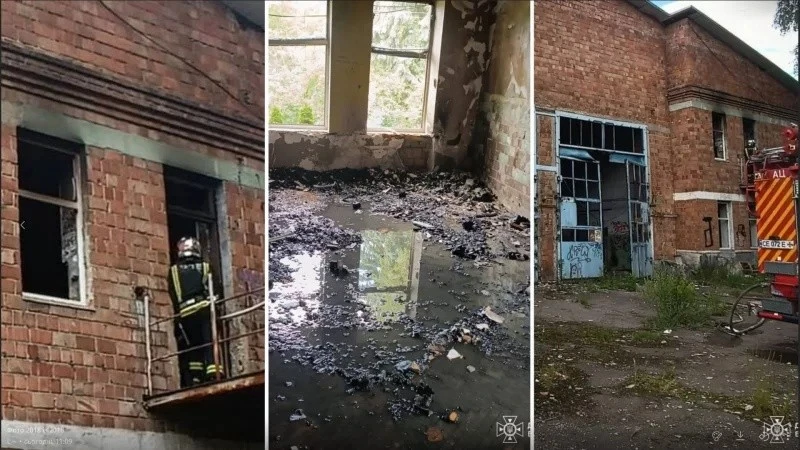 Чергове займання на території закритого депо у Чернівцях